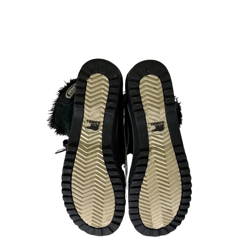 Sorel fur lined rubber boots size 7‎